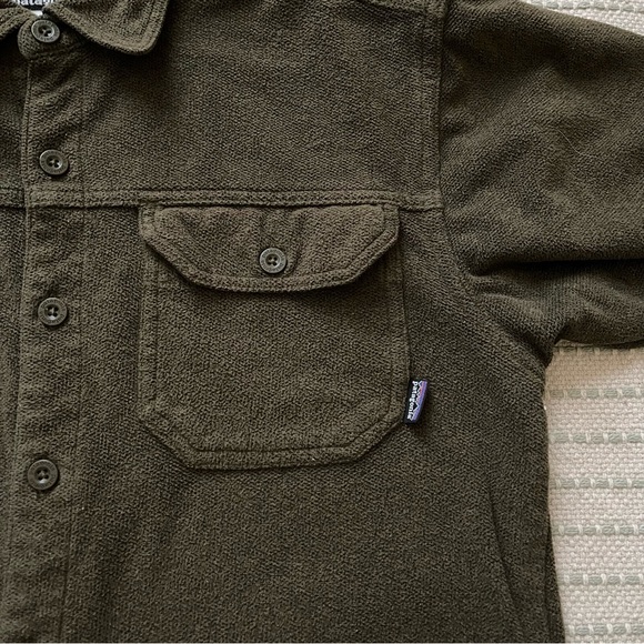 Vintage Patagonia Pique fleece button up shirt - Picture 3 of 5